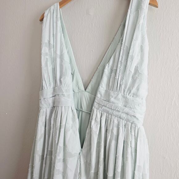 Lulus Sweet Sophistication Sage Green Burnout Floral Maxi Dress - Picture 14 of 15